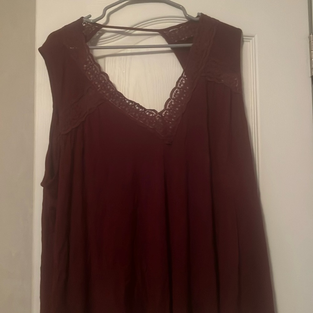 Maurice’s size 3 open back tank top